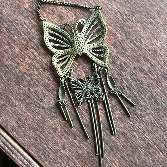 VTG Butterfly 🦋 Long Necklace - Picture 5 of 6